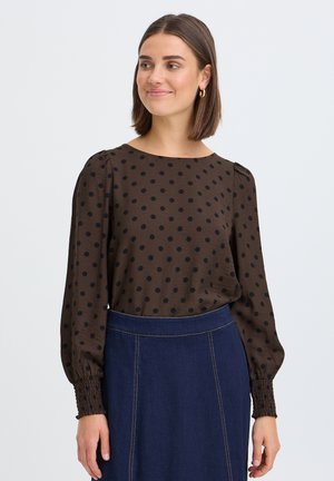 Fransa, FRADARA BL 3 - Bluse - hot fudge dotty