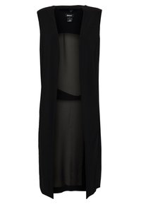 FOUNDATION VEST SHEER BACK - Strukirani kaput - black