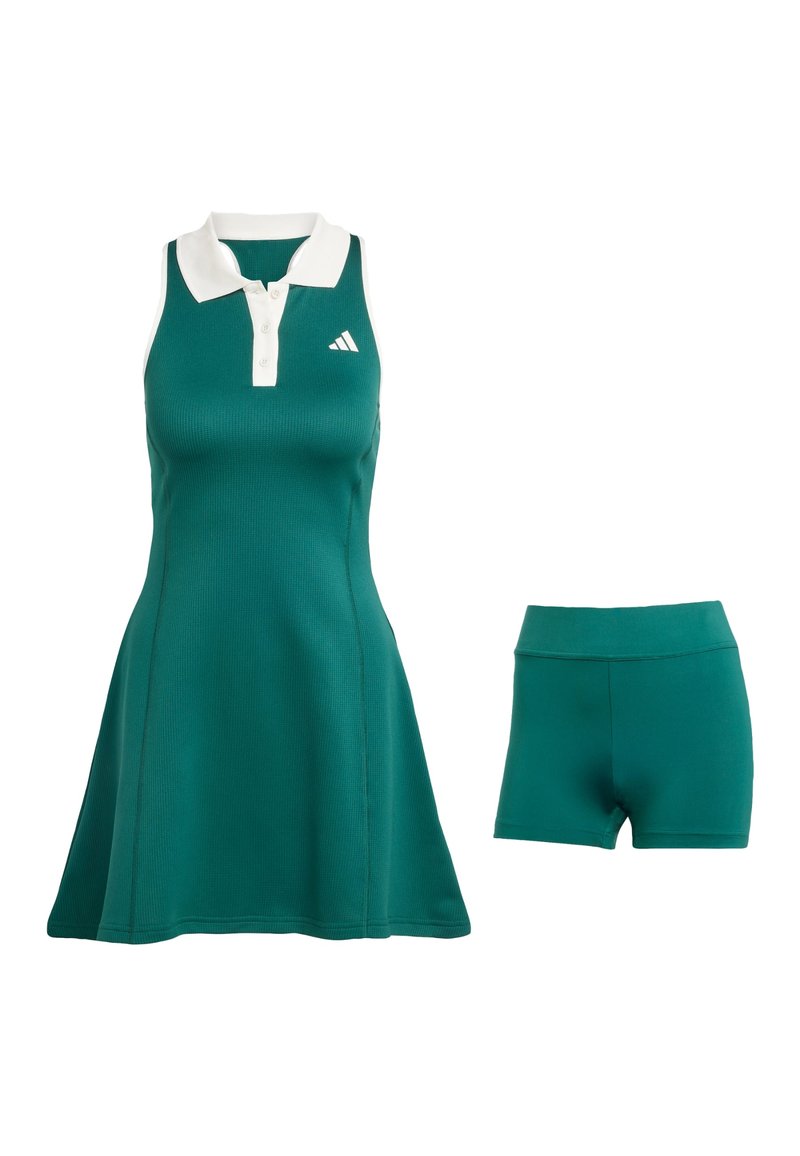 adidas Performance HERITAGE DRESS - Sports dress - collegiate green/dark  green - Zalando