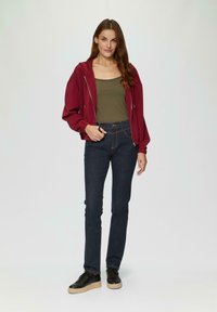 s.Oliver Sweater met rits - rubinrot