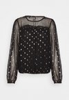 ONLIVY - Blouse - black/rosa gold