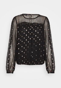 ONLIVY - Blouse - black/rosa gold