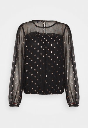 ONLY ONLIVY - Blouse - black/rosa gold