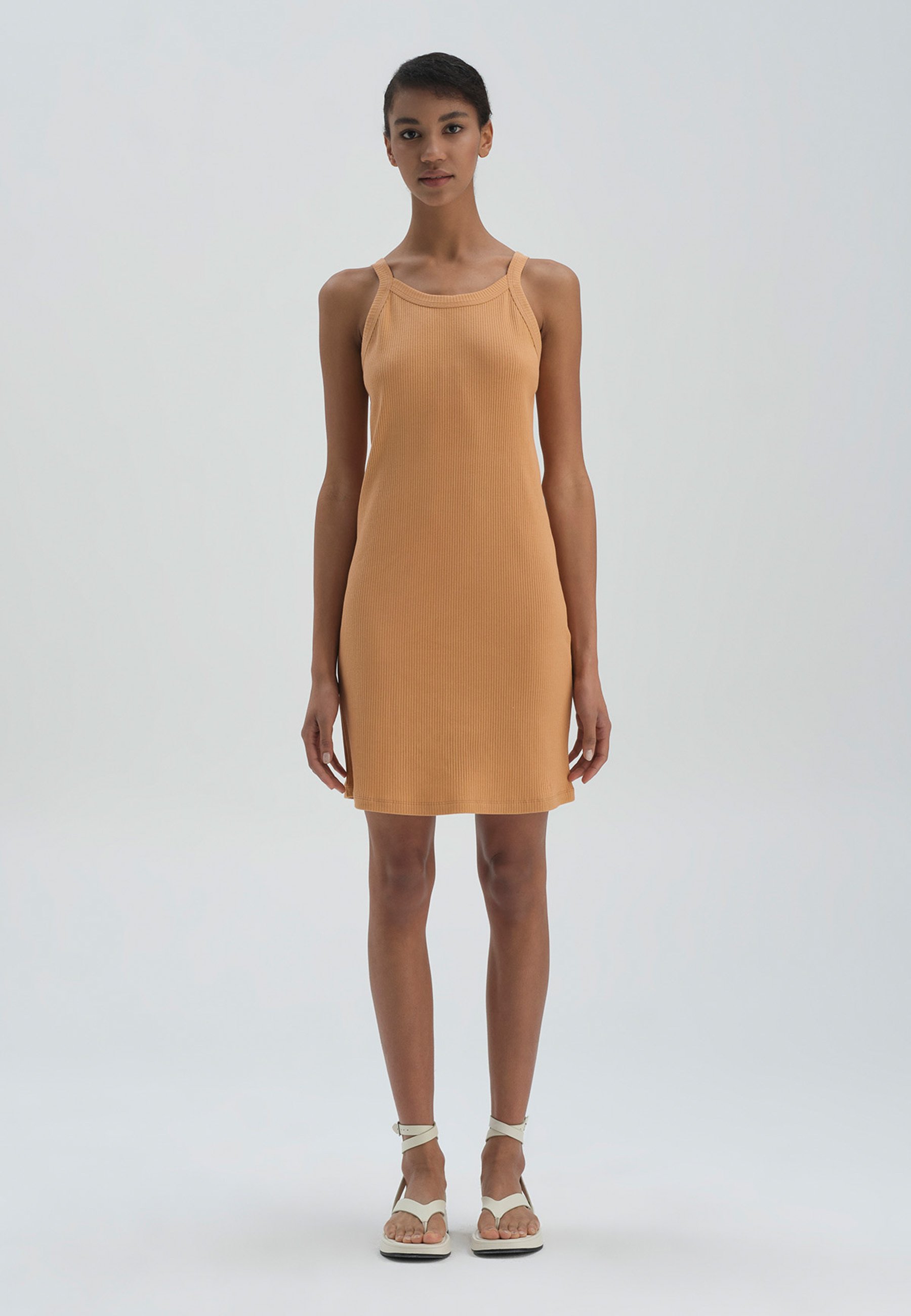 DAGI Gebreide jurk - mink/lichtbruin - Zalando.nl