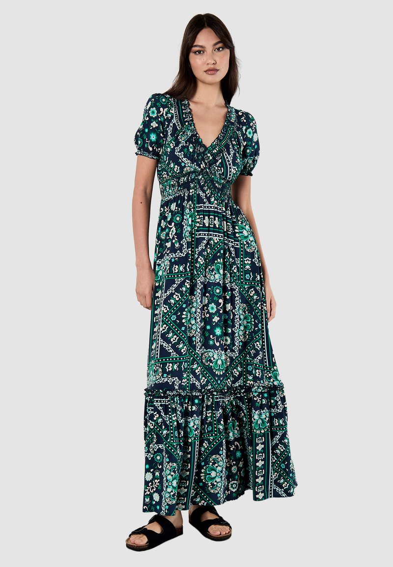 Apricot SMOCKED  - Maksimekko - navy