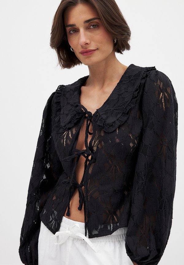 BALLOON SLEEVE COLLAR - Hemdbluse