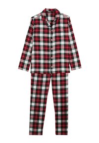 Monoprix CARREAUX MANCHES LONGUES - Pyjama - ecru