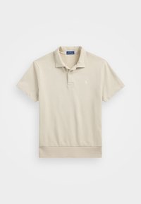 LOOPBACK FLEECE POLO-COLLAR SWEATSHIRT - Piké - stoneware grey