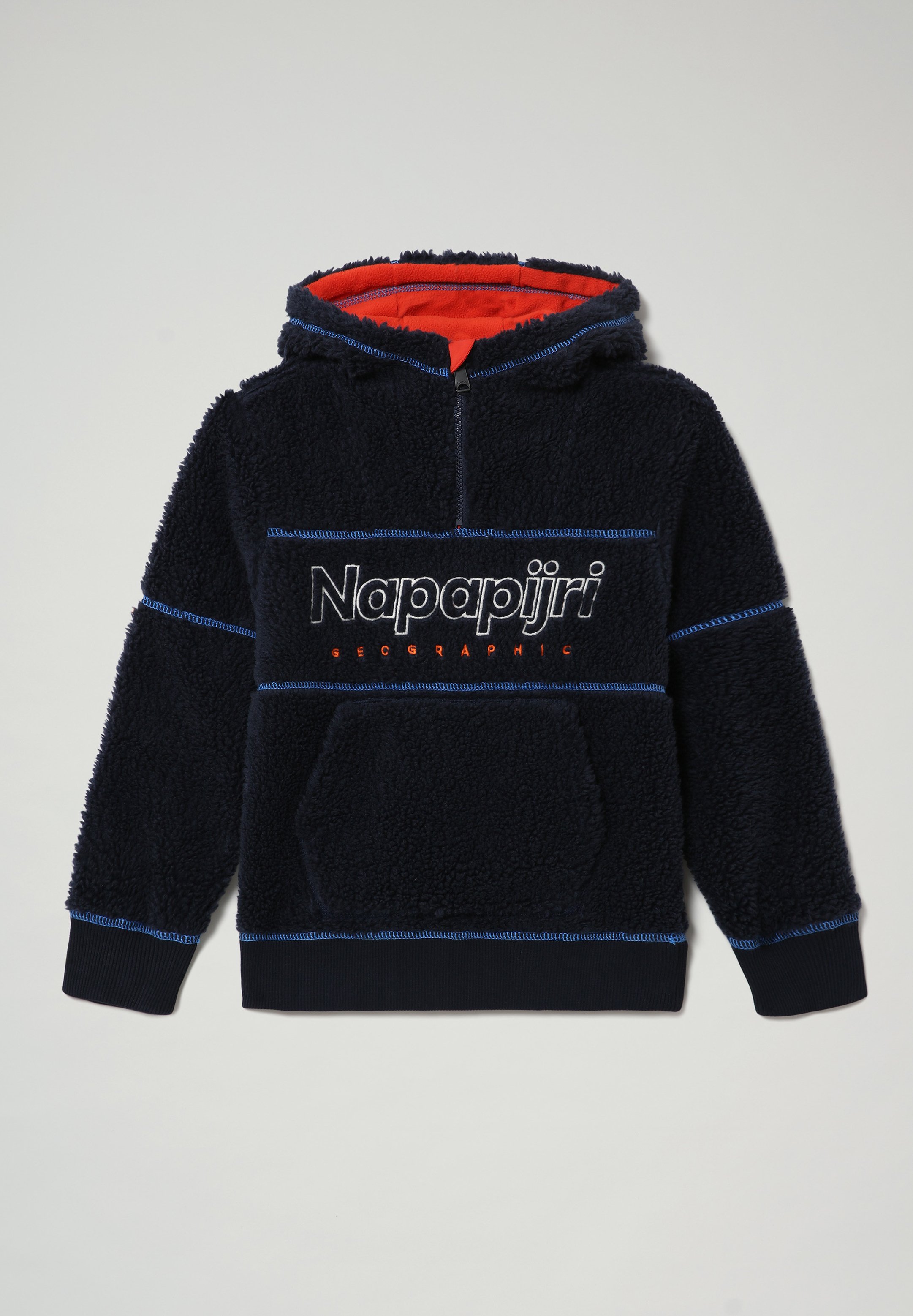 Napapijri TEIDE Fleece trui blu marinedonkerblauw Napapijri TEIDE Fleece trui blu marinedonkerblauw