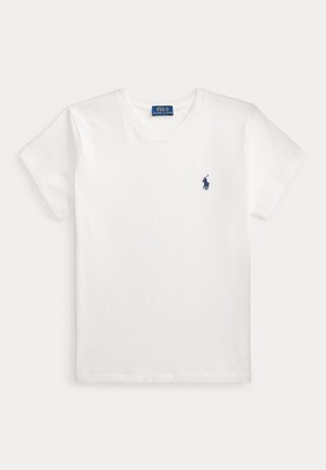Polo Ralph Lauren, CLASSIC FIT CREWNECK TEE - Camiseta básica - white