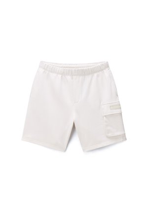 BOX LOGO CARGO - Jogginghose - white whisper