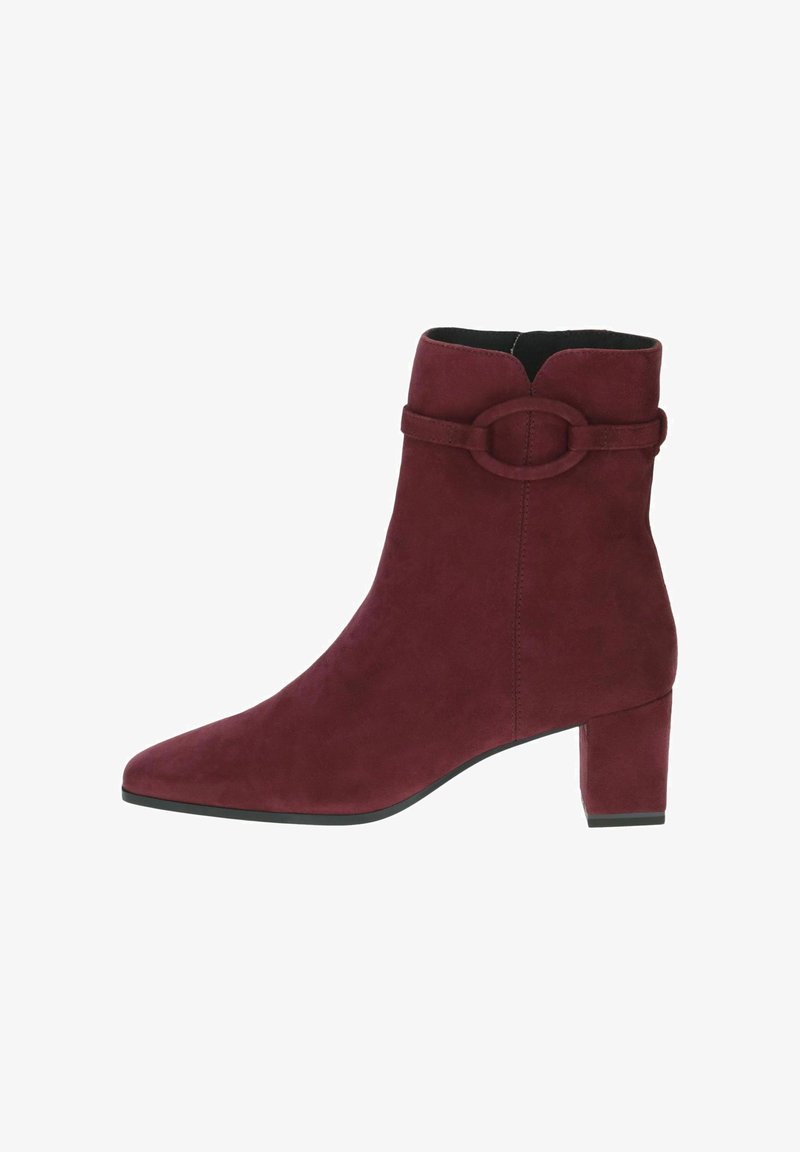 Caprice Botines - bordeaux suede