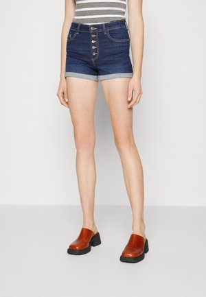 Džínové kraťasy - dark-blue denim