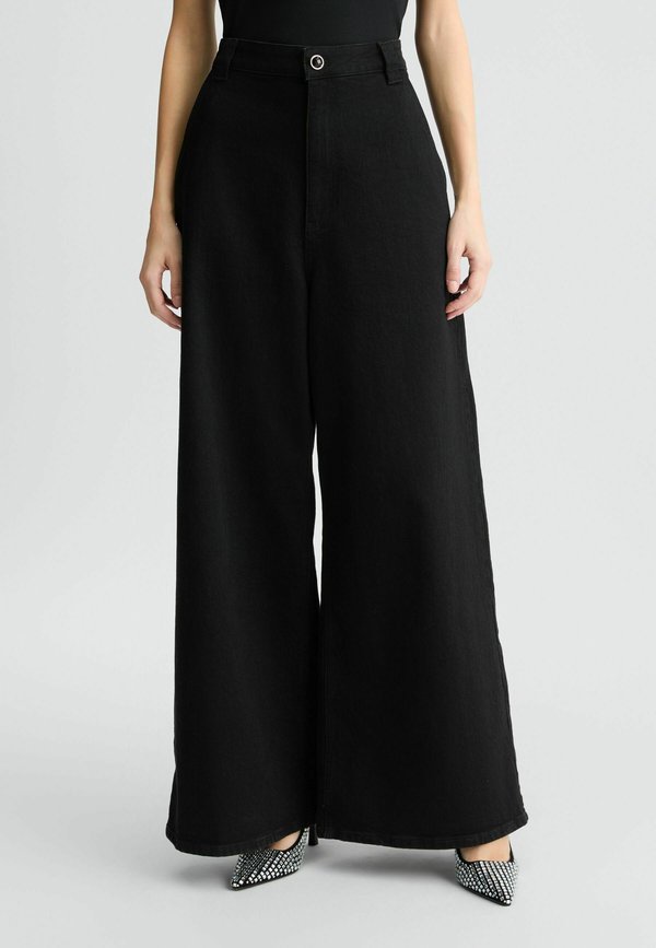 STRETCH PALAZZO - Flared Jeans