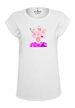 ROLLED FLOWBRAIN - Print T-shirt - weiß