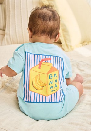 Next, REGULAR FIT ROMPERS 3 PACK   - Combinaison - blue fruit print
