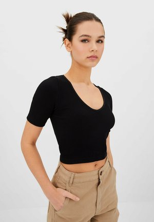 NAHTLOSES - T-shirt basic - black