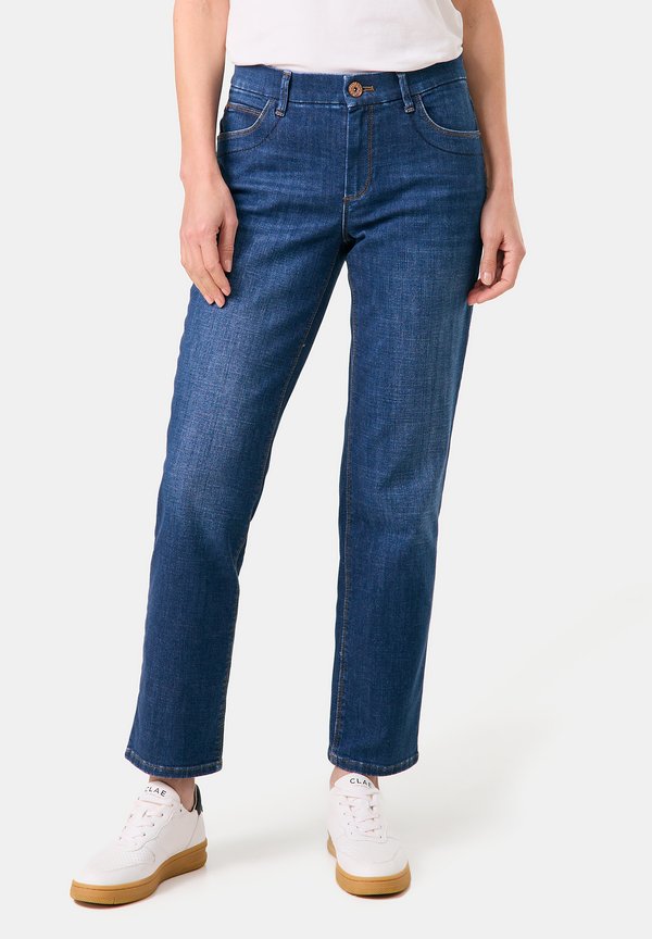 Jeans Straight Leg - blau denim mit use