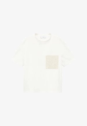 Mango DAISY - T-shirt imprimé - white