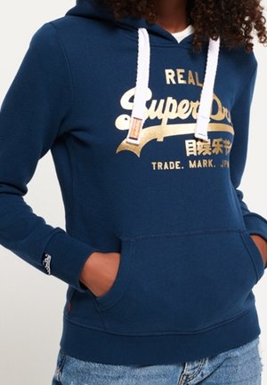 Superdry & Co Jersey con capucha - dark blue