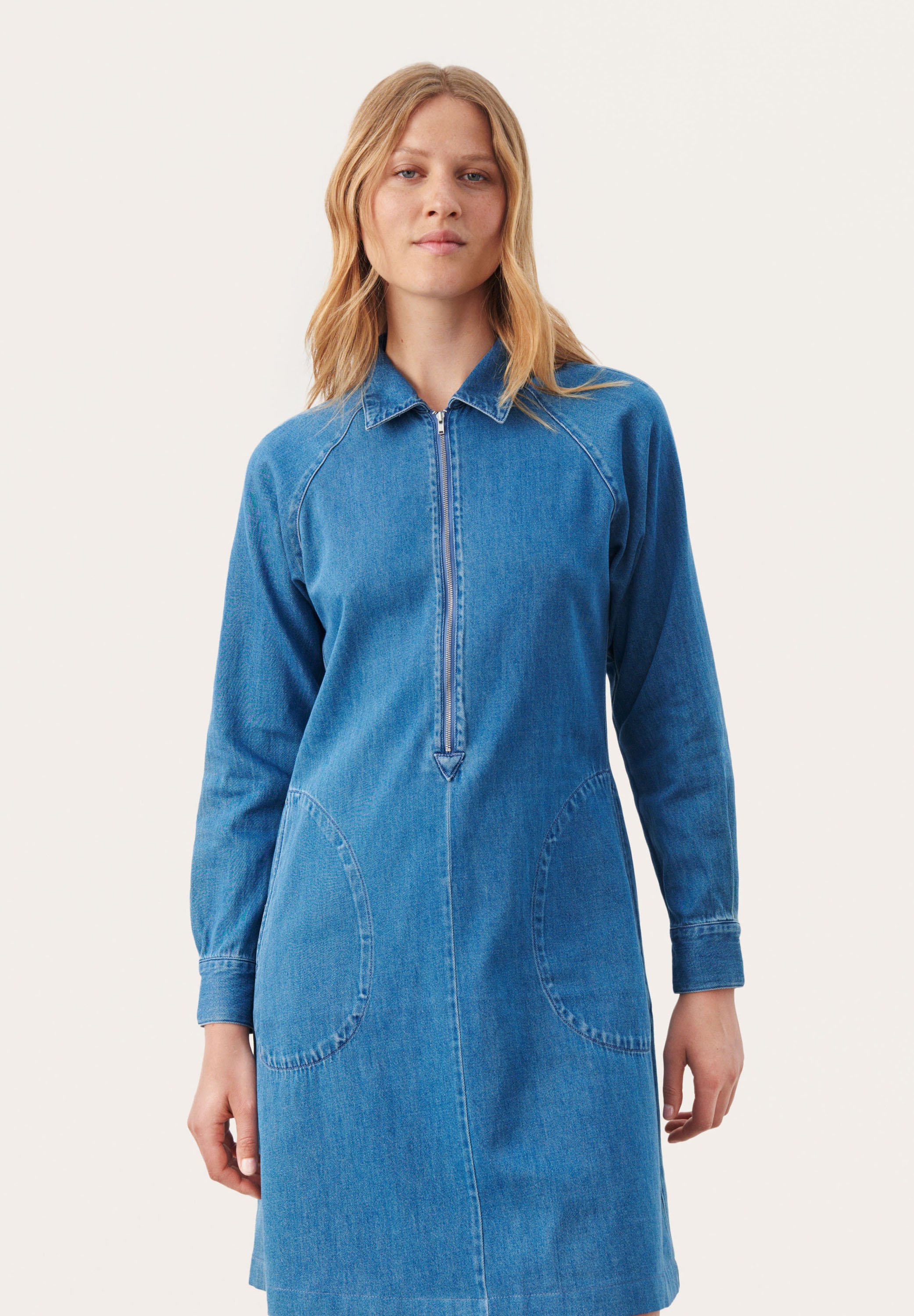 Robe En Jean Esprit Taille 36 - Denim Bleu - Style Chemisier - Occasion Très Bon État