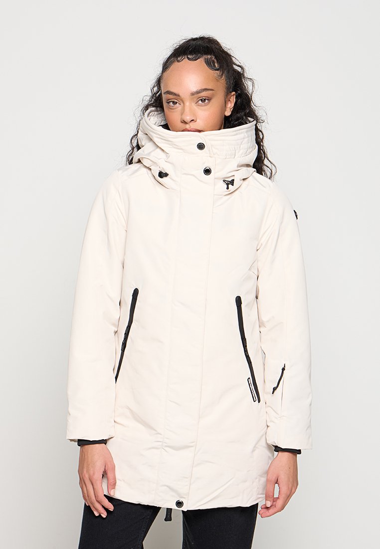 khujo Wintermantel crème