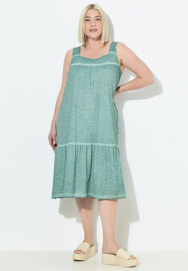 COLD DYED A-LINIE ÄRMELLOS - Jerseykleid