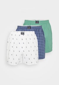 Não selecionado, white/green/navy