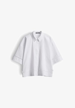 someday., RELAXED BOXY DETAIL - Camicia - white