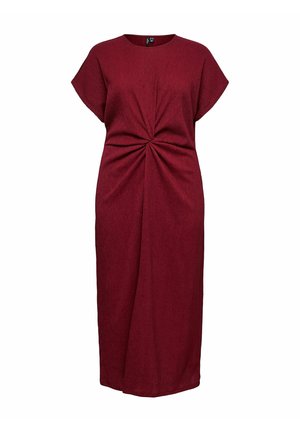 Vero Moda Curve, DRESS VMCAMANDA LONG DRESS - Maxi šaty - biking red