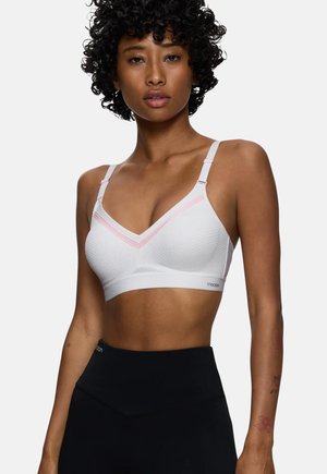 triaction by Triumph FREE MOTION NON-WIRED - Спортен сутиен с висока поддръжка - white