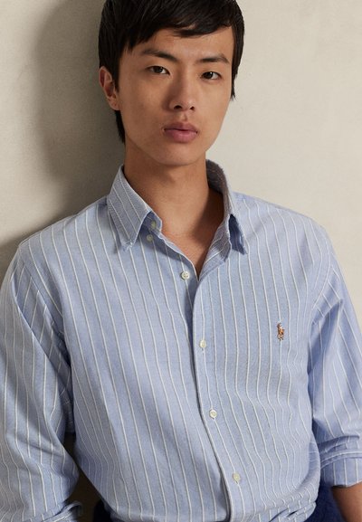 Polo Ralph Lauren CUSTOM FIT STRIPED OXFORD SHIRT - Marškiniai - blue multi