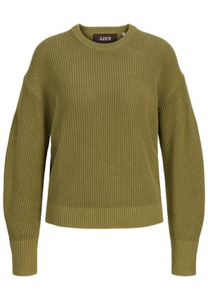 JJXX, JXMILA TWIST CREW NECK - Πουλόβερ - green moss