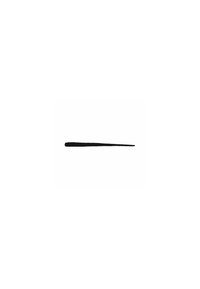 Dessin en ligne noire, mince et allongé, sur un fond blanc. Design simple, forme minimaliste sans caractéristiques supplémentaires.
