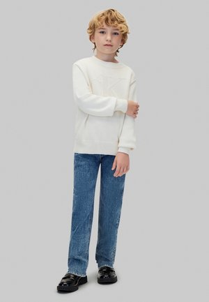 Calvin Klein Jeans, CALVIN KLEIN JEANS KIDS' KNIT LOGO JUMPER - Jersey de punto - turtledove