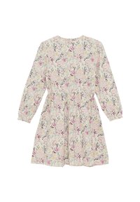 Minymo DRESHORT SLEEVES LONG ALL OVER PRINT - Jerseykleid - sandshell