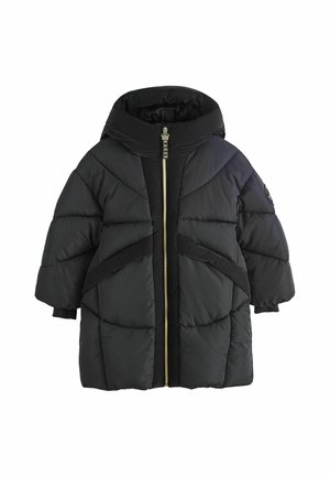 Baker by Ted Baker, REGULAR FIT - SHOWER RESISTANT PANEL PADDED LONGLINE BLACK COAT - Wintermantel - black