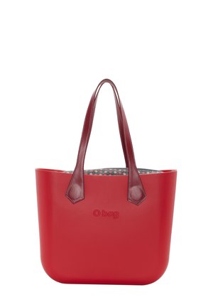 SHOPPER - Shopping bag - cherry red plain