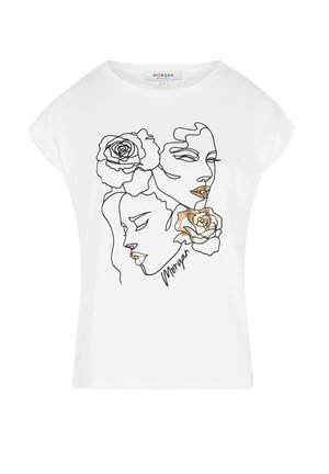 Morgan MIT AUFSCHRIFT - Print T-shirt - blanc