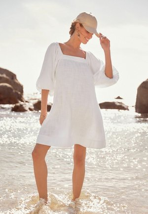 Next PUFF SLEEVE  - Robe de jour - white