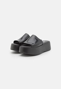 BECKY - Mules de tacón - black