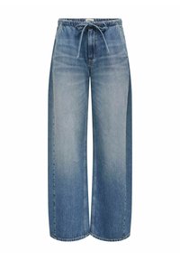 MIT WEITEM BEIN ONLPENNIE  - Wide leg - medium blue denim