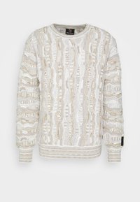 RUNDHALS UNISEX - Pullover - beige/offwhite/grey/brown