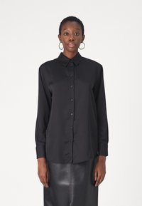 Calvin Klein RELAXED SHIRT - Užsagstoma palaidinė - black
