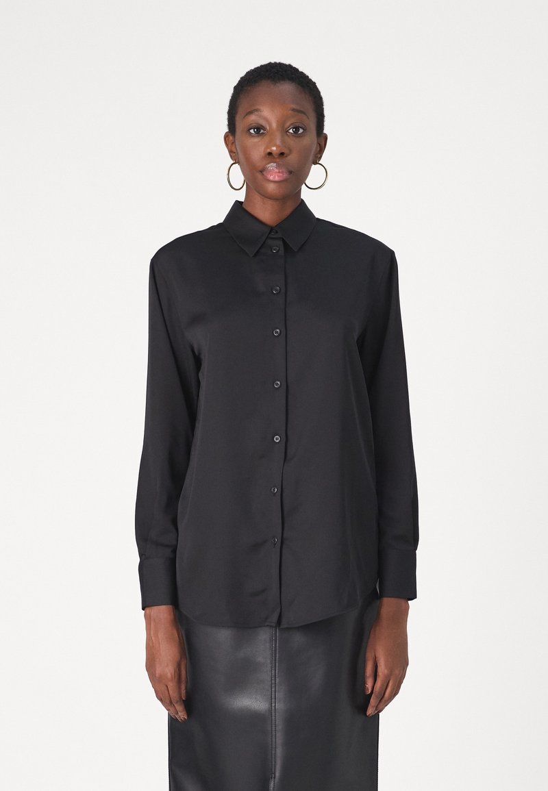 Calvin Klein RELAXED SHIRT - Užsagstoma palaidinė - black