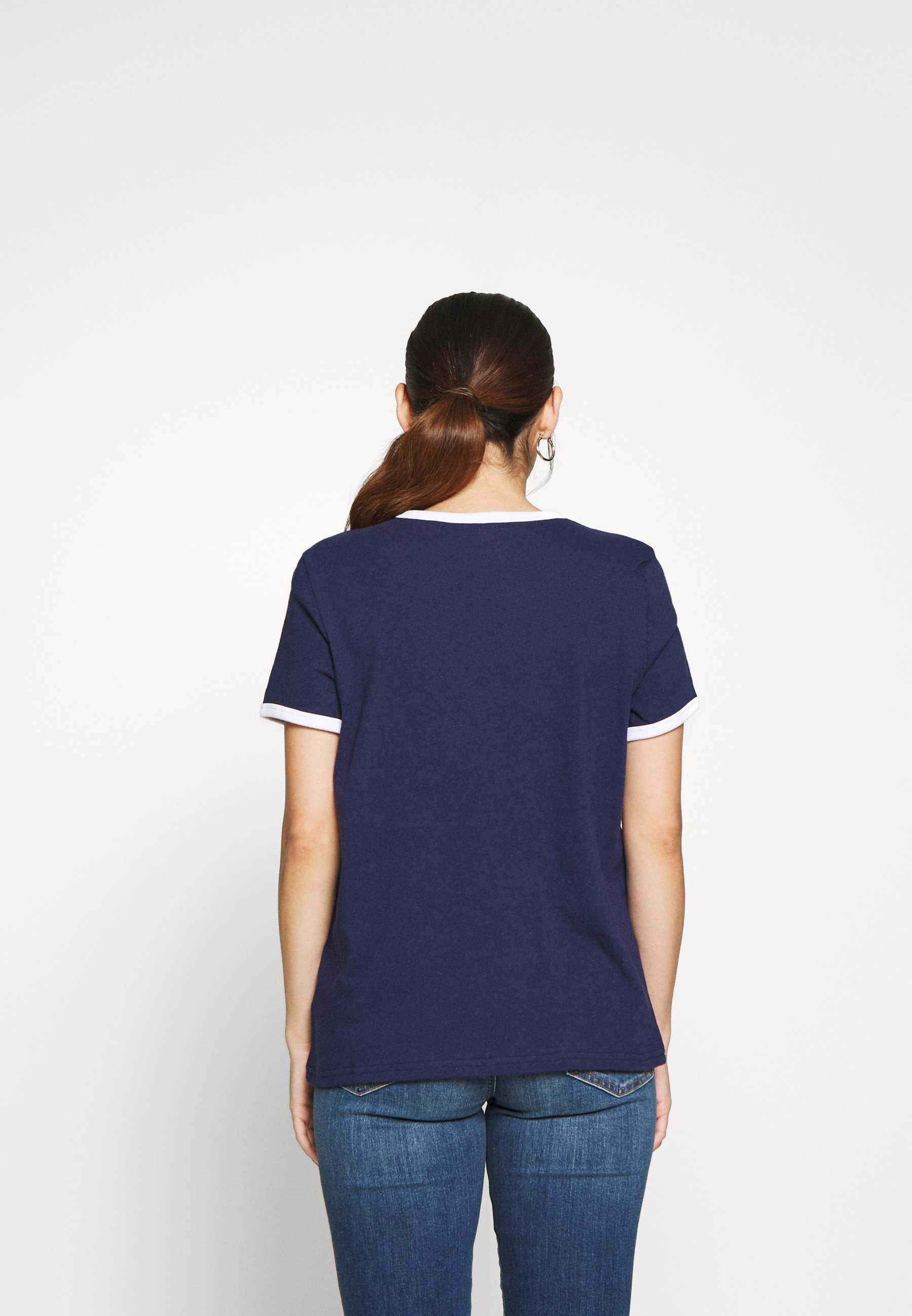 GAP Petite AMERICANA TEE T shirts med print new navy GAP AMERICANA TEE - T-shirts med print - new navy