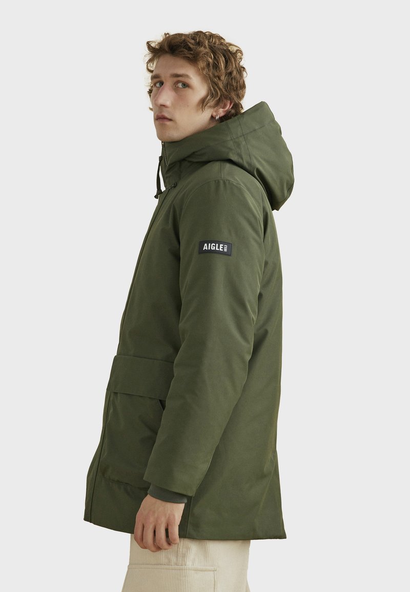 Aigle Abrigo khaki/caqui - Zalando.es