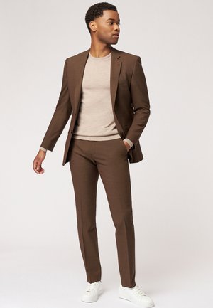 COLOURED SUIT IM SLIM FIT - Anzug - braun