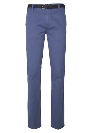 CLASSIC BELT - Nohavice chinos - dusty blue