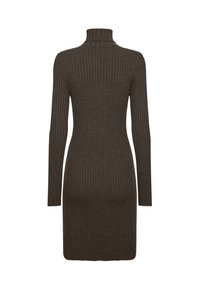 Wolford MERINO RIB - Strickkleid - umber